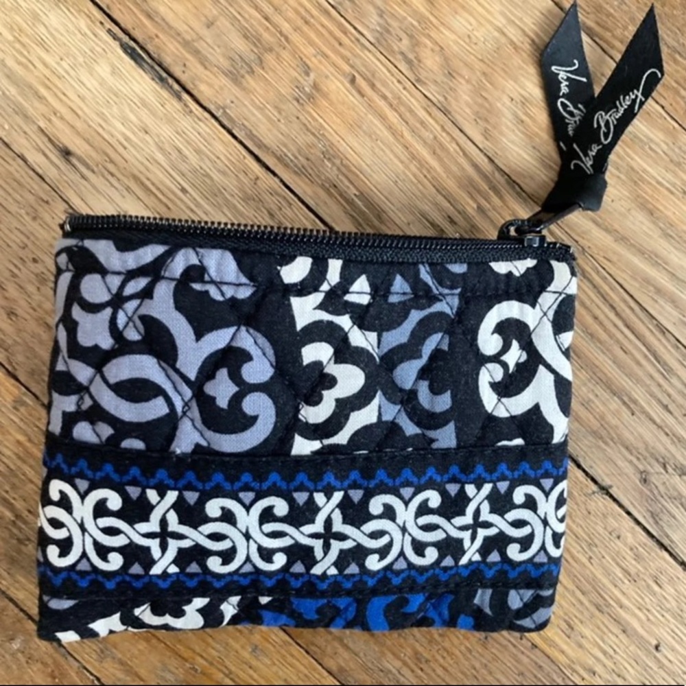 Vera Bradley coin purse Canterberry Cobalt
